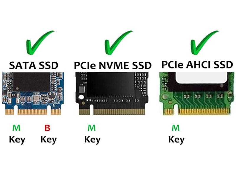 انواع NVMe