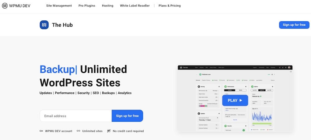 مدیریت همزمان چند سایت وردپرس The Hub WPMUDEV
