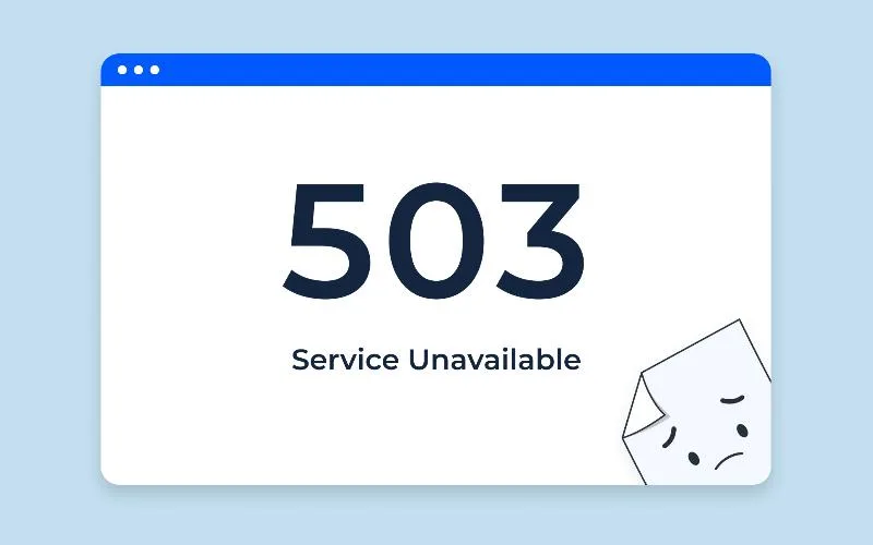 دلایل خطای 503