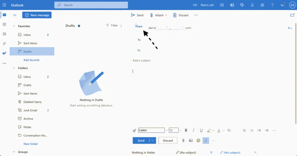 بازیابی ایمیل از طریق Compose